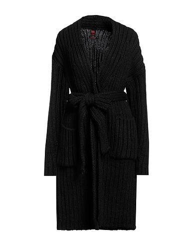 STEFANEL Cardigan Black 54% Acrylic, 23% Alpaca wool, 23% Wool