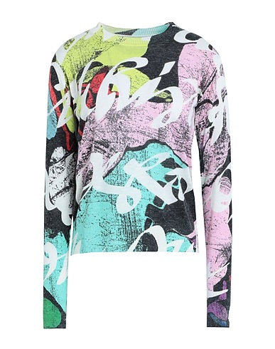 DESIGUAL x M. CHRISTIAN LACROIX Jumper Light pink 75% Acrylic, 25% Linen