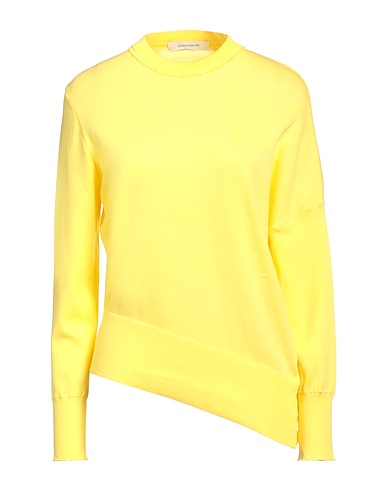 CEDRIC CHARLIER Sweater Yellow 85% Cotton, 15% Cashmere