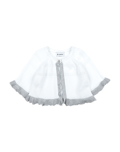 DONDUP Cardigan White 100% Cotton, Acetate, Metallic Polyester, Polyamide