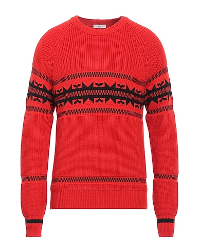 PAOLO PECORA Jumper Red 100% Virgin Wool
