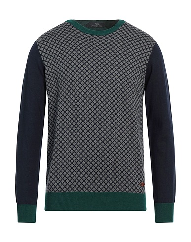 HARMONT & BLAINE Pullover Grau 75% Baumwolle, 17% Wolle, 8% Kaschmir