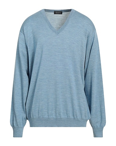 DRUMOHR Sweater Sky blue 100% Merino Wool