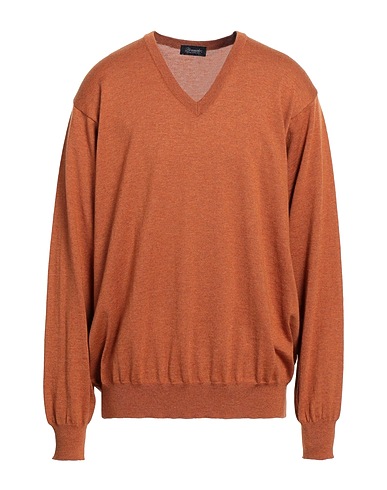 DRUMOHR Jumper Rust 100% Merino Wool