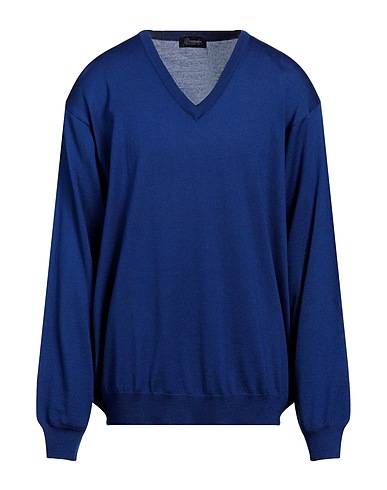 DRUMOHR Sweater Blue 100% Merino Wool