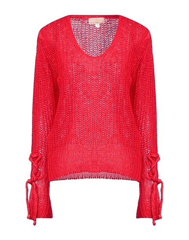 120% LINO Jumper Red 33% Cashmere, 28% Mohair wool, 22% Wool, 17% Polyamide