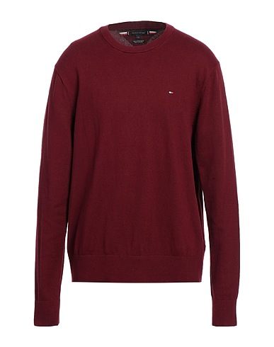 TOMMY HILFIGER Jumper Plum 92% Pima Cotton, 8% Cashmere, Elastane