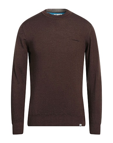 JOHNNY LAMBS Pullover Marrone 100% Lana