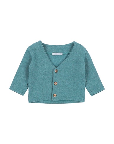 BARCELLINO® Cardigan Verde salvia 70% Cotone, 19% Acrilico, 7% Fibre sintetiche, 4% Elastan