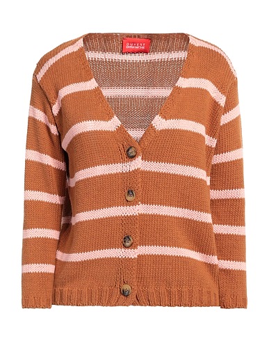 OUVERT DIMANCHE Cardigan Brown 65% Cotton, 30% Polyester, 5% Other Fibres