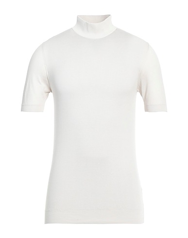 FEDELI Turtleneck Light grey 100% Cotton