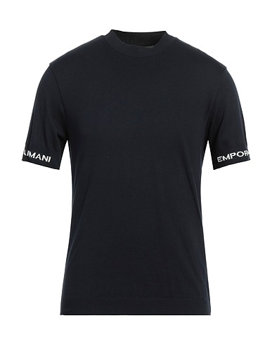 EMPORIO ARMANI Jumper Midnight blue 100% Cotton