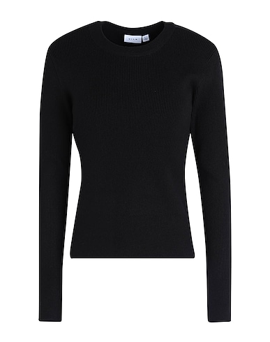 VILA Jumper Black 51% Eucalyptus viscose, 27% Polyester, 22% Polyamide