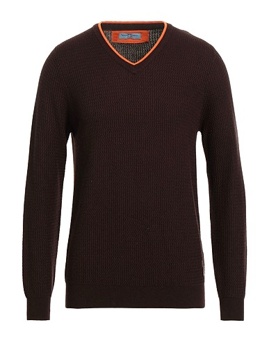 HARMONT & BLAINE Jumper Brown 50% Wool, 30% Acrylic, 20% Nylon