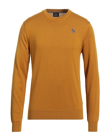 PS PAUL SMITH Jumper Mustard 99% Cotton, 1% Elastane