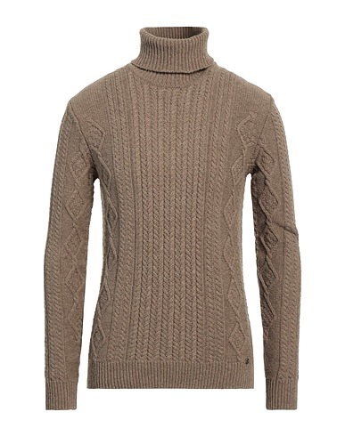 HAVANA & CO. Polo neck Taupe 80% Wool, 20% Polyamide