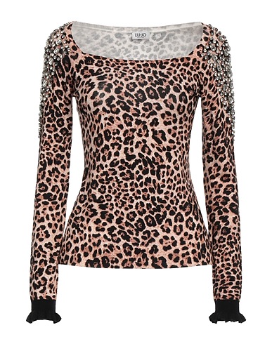 LIU •JO Sweater Beige 80% Viscose, 20% Polyamide