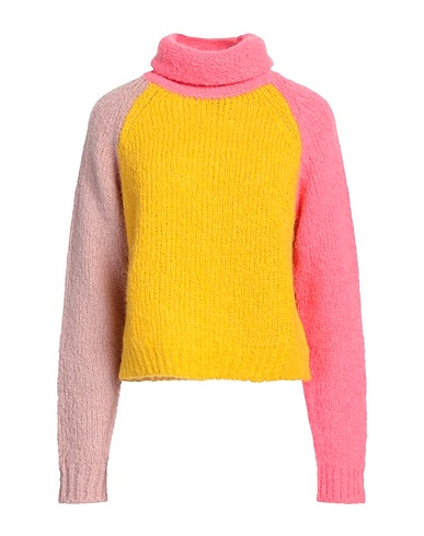 ALESSIA SANTI Turtleneck Mustard 74% Alpaca wool, 13% Polyamide, 13% Wool
