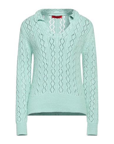 MAX&Co. Jumper Light green 95% Cotton, 5% Polyamide