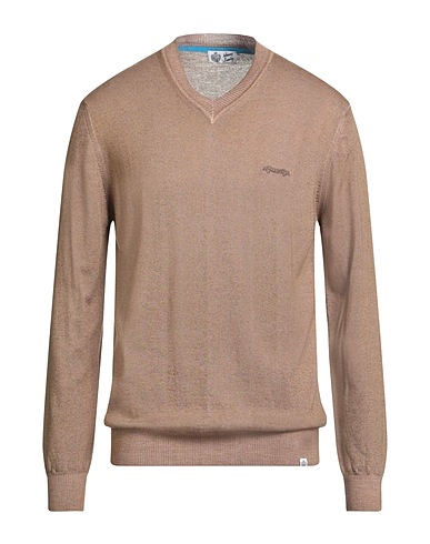 JOHNNY LAMBS Jumper Khaki 100% Wool