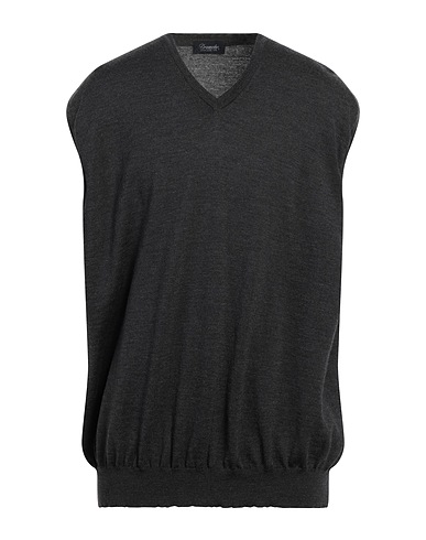 DRUMOHR Maglia Gilet Antracite 100% Lana Merino