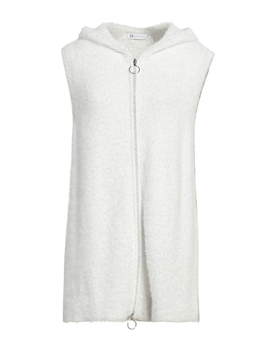 DIANA GALLESI Cardigan Bianco 91% Poliammide, 6% Poliestere, 3% Fibra di metallo