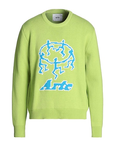 ARTE Antwerp Jumper Kobe Pixel Dancers  Lime green 100% Cotton