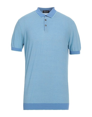 DRUMOHR Jumper Sky blue 100% Cotton