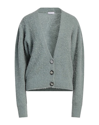 DIANA GALLESI Cardigan Sage green 38% Acrylic, 32% Polyamide, 30% Alpaca wool