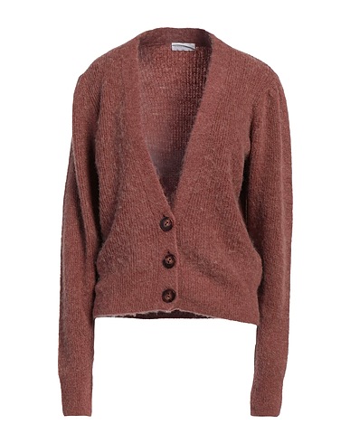 DIANA GALLESI Cardigan Light brown 38% Acrylic, 32% Polyamide, 30% Alpaca wool