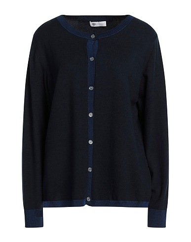 DIANA GALLESI Cardigan Midnight blue 30% Polyester, 30% Acrylic, 23% Viscose, 17% Polyamide