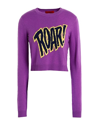 MAX&Co. Jumper Purple 80% Wool, 20% Cashmere