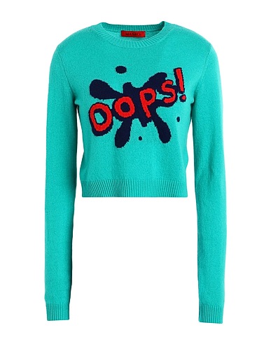 MAX&Co. Jumper Turquoise 80% Wool, 20% Cashmere