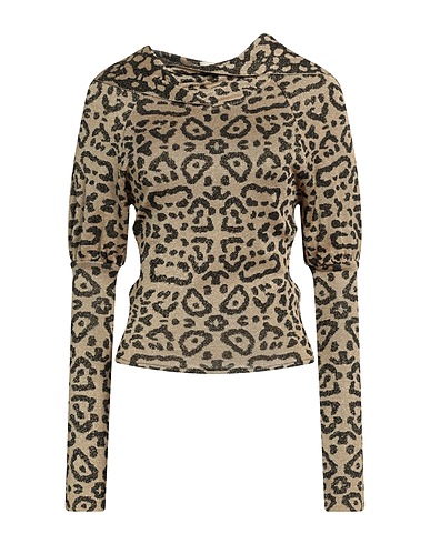 GIUSEPPE DI MORABITO Jumper Sand 78% Acetate, 12% Polyester, 10% Polyamide