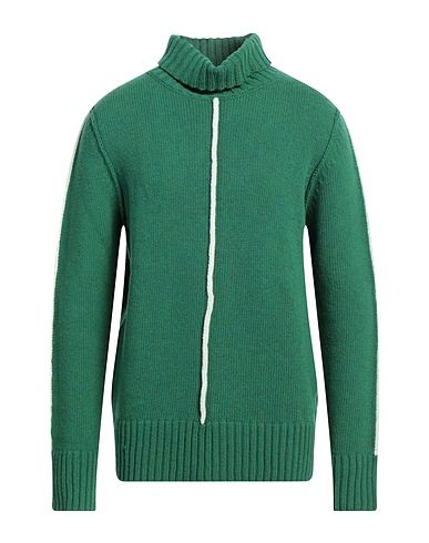 EGONLAB. Turtleneck Green 100% Lambswool