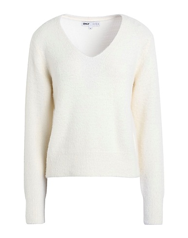 ONLY Pullover Avorio 70% Nylon, 30% Acrilico