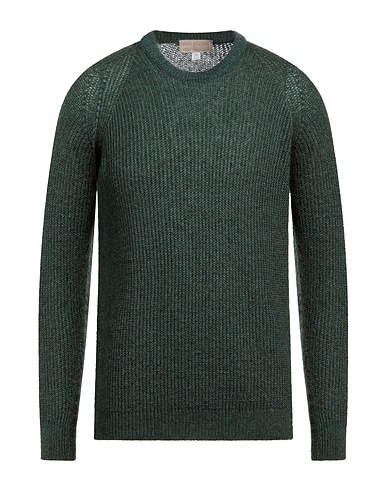 120% LINO Jumper Military green 34% Mohair wool, 20% Polyamide, 17% Linen, 15% Cashmere, 14% Wool