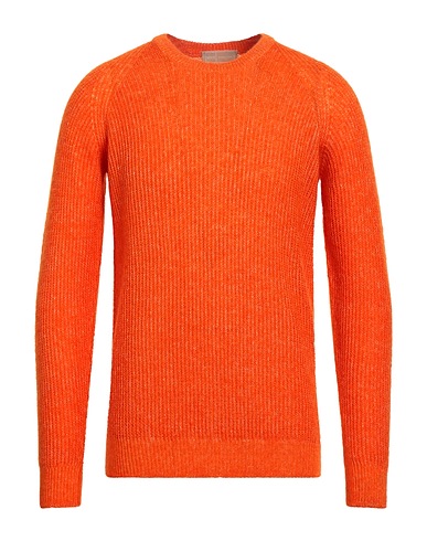 120% LINO Pullover Arancione 34% Lana mohair, 20% Poliammide, 17% Lino, 15% Cachemire, 14% Lana