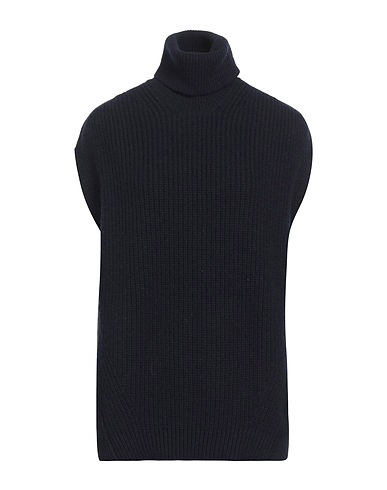 DEPARTMENT 5 Polo neck Midnight blue 90% Merino Wool, 10% Cashmere