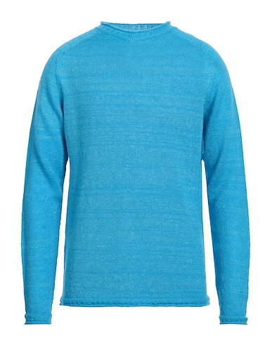 120% LINO Sweater Turquoise 34% Mohair wool, 20% Polyamide, 17% Linen, 15% Cashmere, 14% Wool