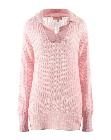 120% LINO Sweater Light pink 33% Cashmere, 28% Mohair wool, 22% Wool, 17% Polyamide