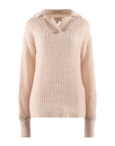 120% LINO Jumper Beige 33% Cashmere, 28% Mohair wool, 22% Wool, 17% Polyamide