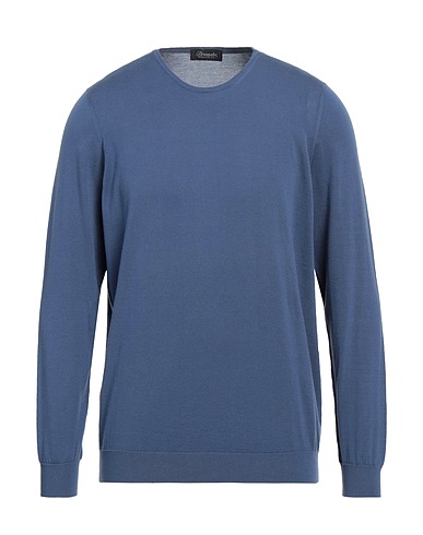 DRUMOHR Jumper Pastel blue 100% Cotton