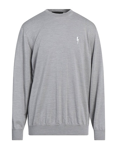 NEIL BARRETT Jumper Light grey 100% Wool
