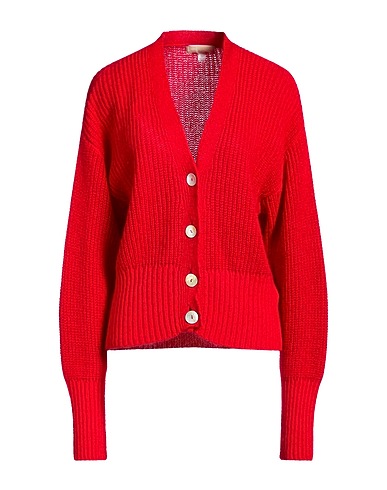 120% LINO Cardigan Red 33% Cashmere, 28% Mohair wool, 22% Wool, 17% Polyamide