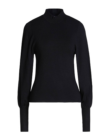 VERO MODA Col roulé Noir 50% Livaeco by Birla Cellulose™, 28% Polyester, 22% Nylon