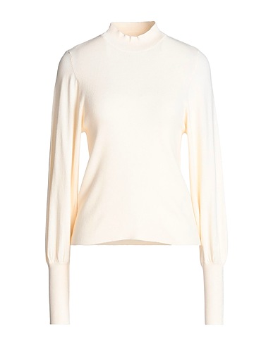 VERO MODA Polo neck Ivory 50% Livaeco by Birla Cellulose™, 28% Polyester, 22% Nylon