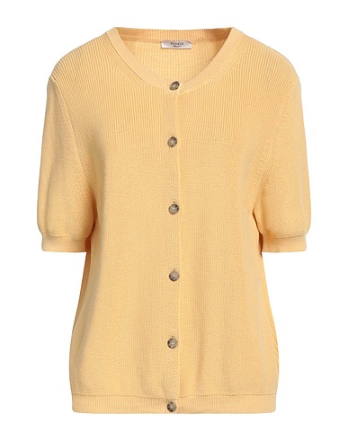 PESERICO Cardigan Giallo 100% Cotone