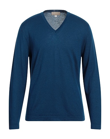 120% LINO Pullover Blu navy 53% Lino, 47% Lana
