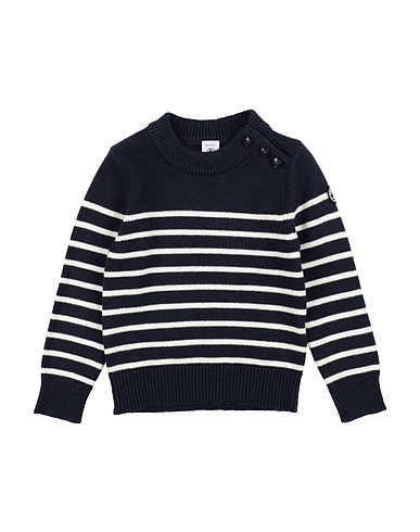 PETIT BATEAU Jumper Midnight blue 55% Wool, 45% Cotton